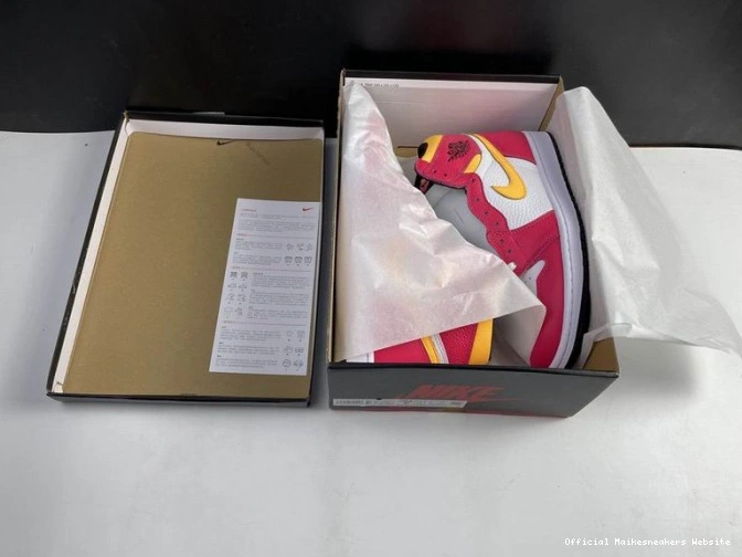 Official Maikesneakers High Fusion 555088-603 OGLight Jordan Air Red 1 0630